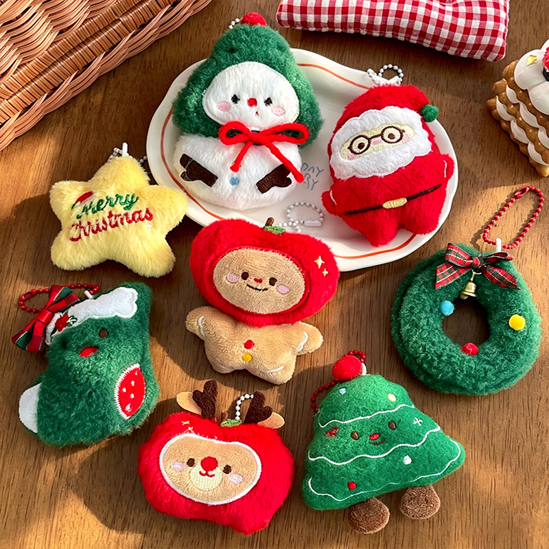 9pcs/Set Chrismas Plush Keycha - Backpacks ulasan dan harga
