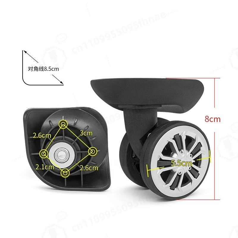 For Diplomat HLA-857 Replaceme - Silent Replacement Luggage Wheels ulasan dan harga