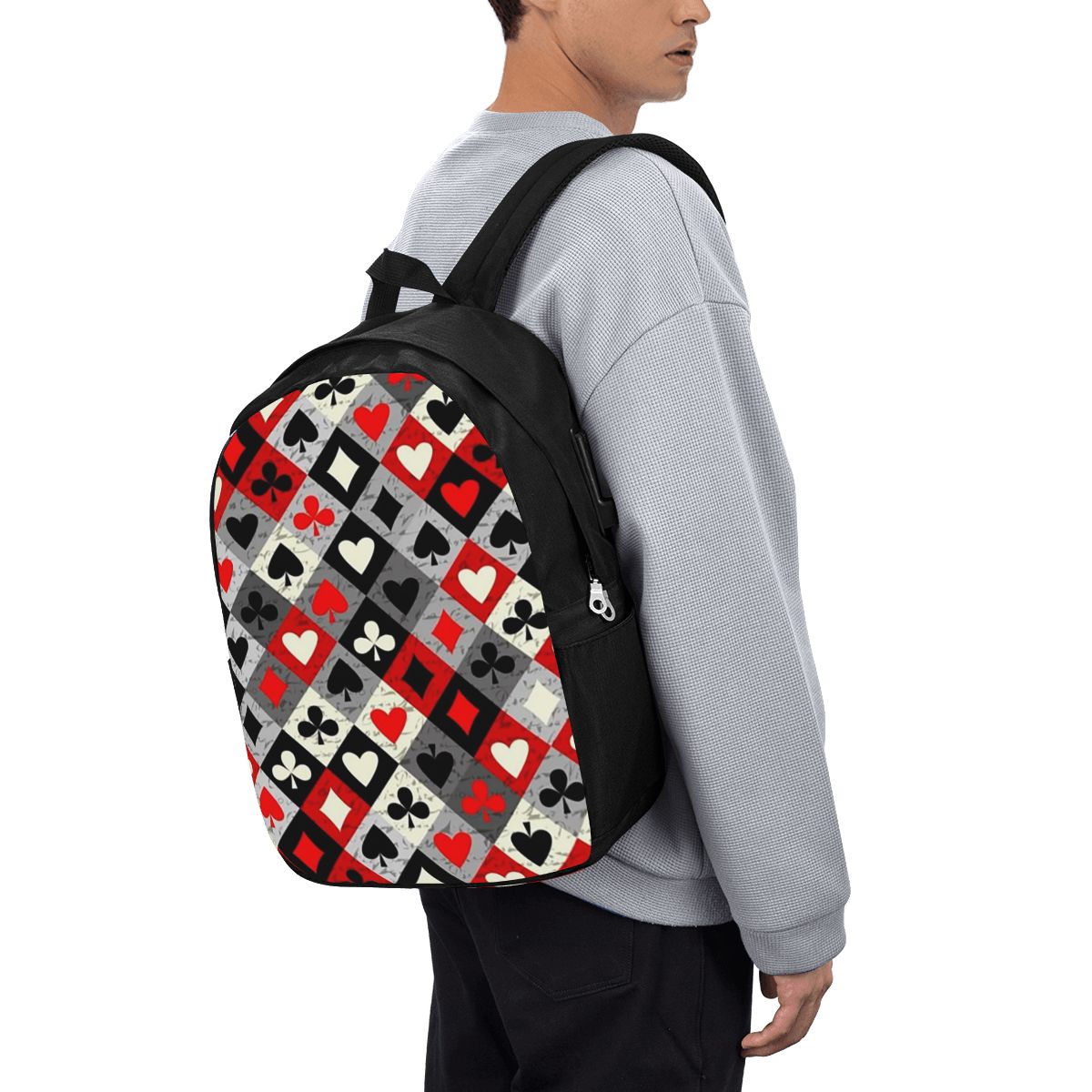 Playing Cards Poker Print Back - Travel Bags ulasan dan harga
