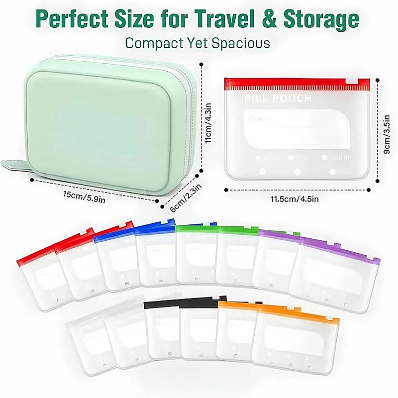 7/14Pouch Weekly Pill Organize - Handbags ulasan dan harga
