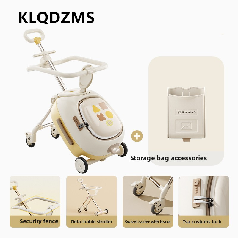KLQDZMS ABS+PC Suitcase Childr - Spinner Wheel Rolling Suitcase 20 Inch ulasan dan harga