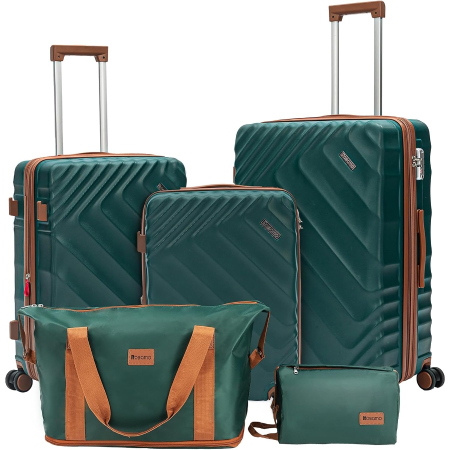5-Piece Hard Shell Expandable  - Expandable Hard Shell Luggage Set ulasan dan harga