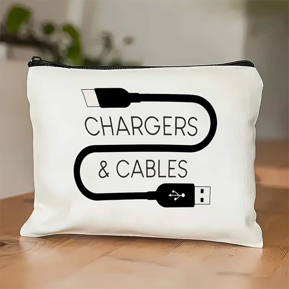New Canvas Charger Storage Pou - Cosmetic Bags ulasan dan harga